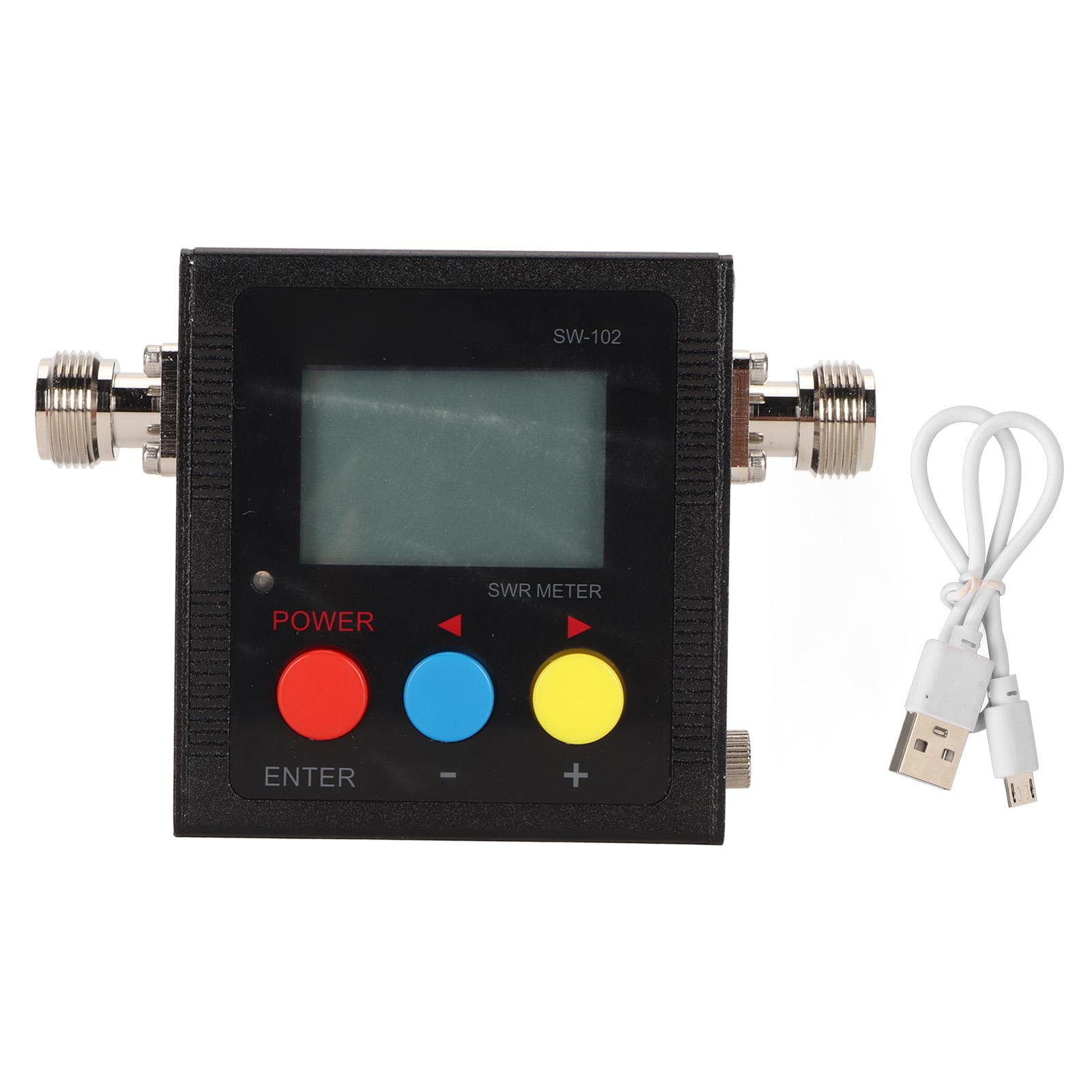 SW 102 SWR Meter Professional VHF UHF 125MHz-525MHz 120W Цифровий вимірювач потужності для двостороннього радіо
SW 102 SWR Meter Professional VHF UHF 125MHz-525MHz 120W Цифровий вимірювач потужності для двостороннього радіо