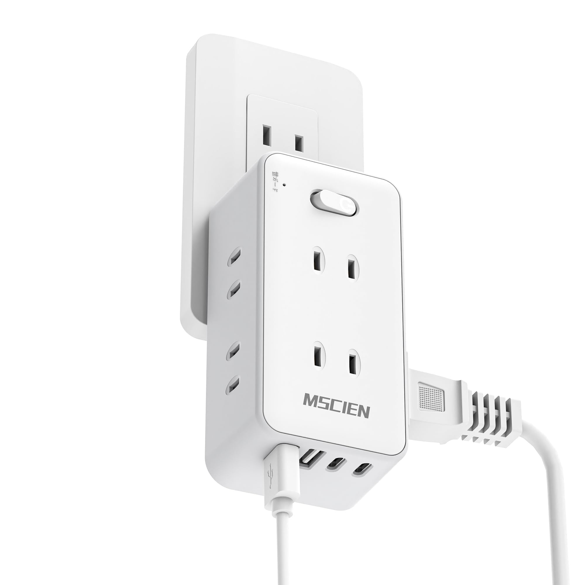 Mscien Power Tap USB Outlet Tap 6 AC Inlets 2 2 with Switch Tap Outlet Branch Octopus OA Tap USB Multi Tap Direct Plug Octopus Outlet USB-C USB-A
Mscien Power Tap USB Outlet Tap 6 AC Inlets 2 2 with Switch Tap Outlet Branch Octopus OA Tap USB Multi Tap Direct Plug Octopus Outlet USB-C USB-A