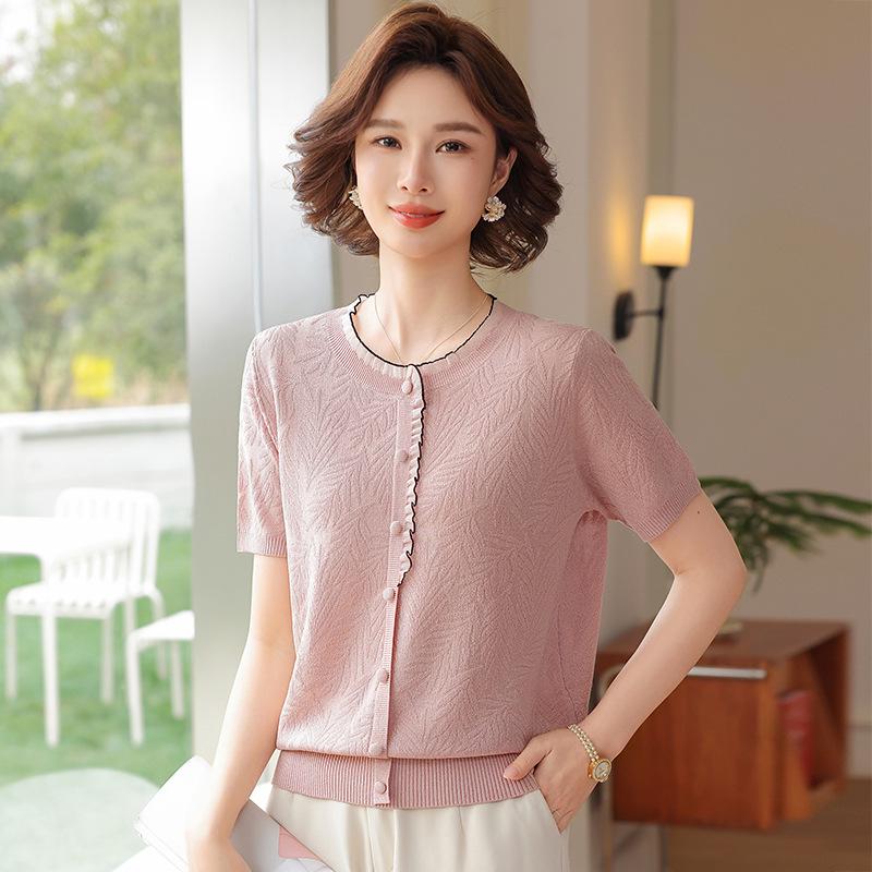 Mom s Summer Ice Silk Short-Sleeve T-shirt - 2026 New Style for Middle-Aged and Elderly Women 3XL (140-160 lbs) розовый
Mom s Summer Ice Silk Short-Sleeve T-shirt - 2026 New Style for Middle-Aged and Elderly Women 3XL (140-160 lbs) розовый