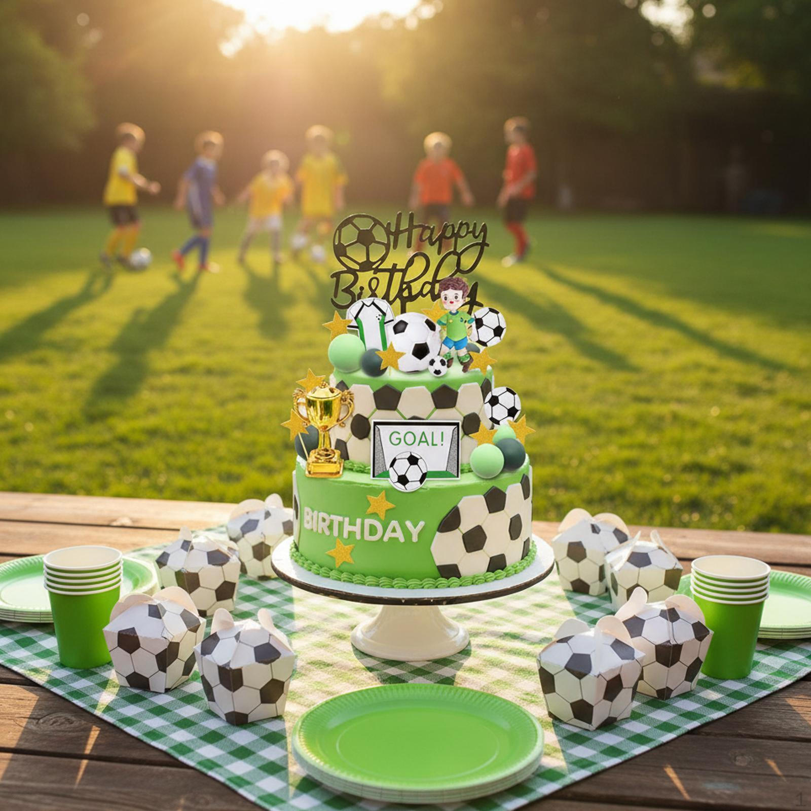 26Pcs Soccer Cake Toppers Ball Decoration for Party Art Projects
26Pcs Soccer Cake Toppers Ball Decoration for Party Art Projects