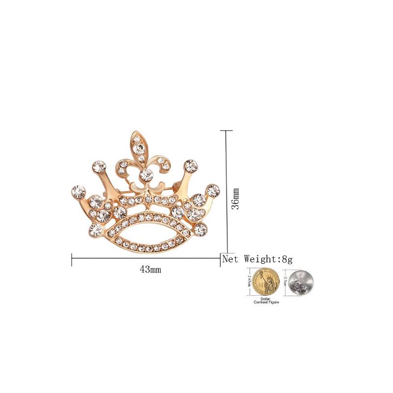 Elegant Female Hollow Out Crystal Crown Shaped Golden Brooches For Women Lady Prom Sumptuous Lapel Pins золотой
Elegant Female Hollow Out Crystal Crown Shaped Golden Brooches For Women Lady Prom Sumptuous Lapel Pins золотой