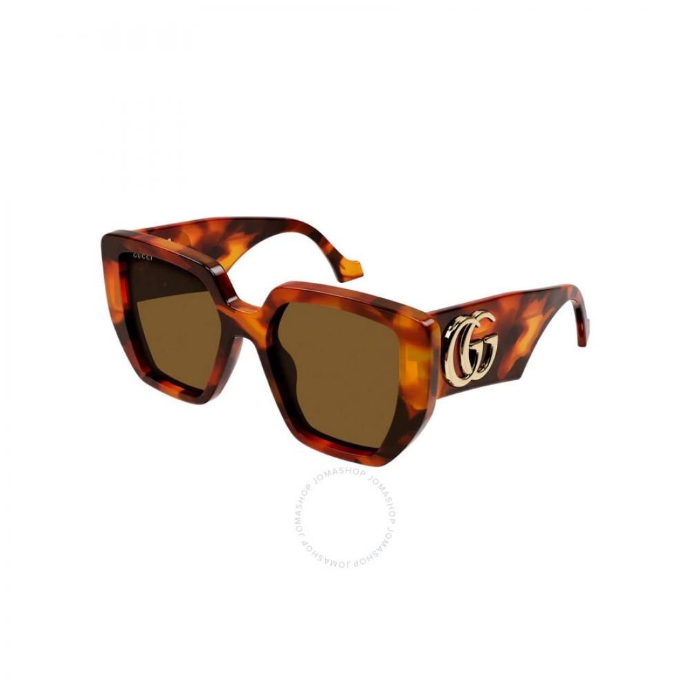 Gucci Brown Geometric Ladies Sunglasses Gg0956s 007 54 
Gucci Brown Geometric Ladies Sunglasses Gg0956s 007 54