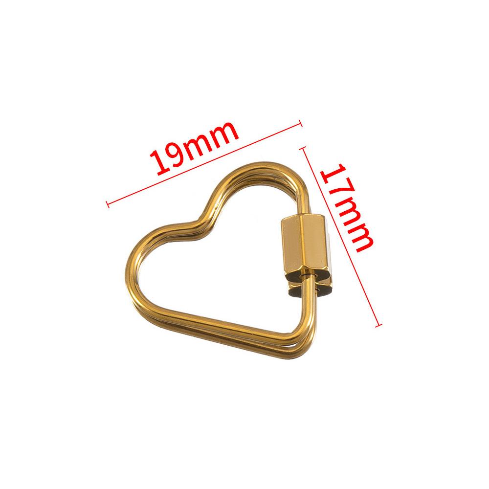 New DIY Making Heart Star Pendant Connection Buckle Stainless steel Gold Color Semi-finished Chain Zircon Accessories Wholesale
New DIY Making Heart Star Pendant Connection Buckle Stainless steel Gold Color Semi-finished Chain Zircon Accessories Wholesale
