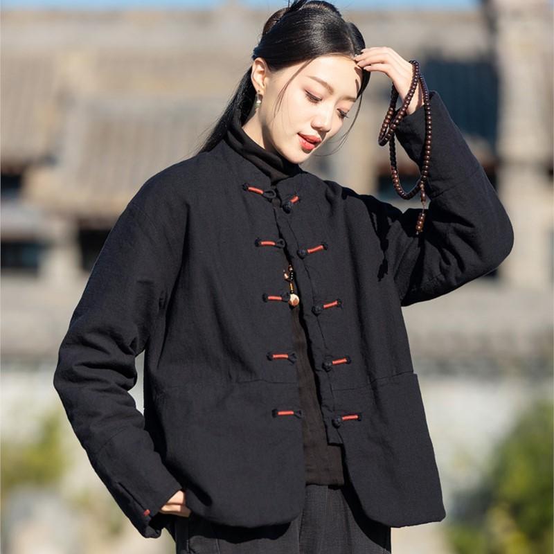 Johnature Women Chinese Style Winter Solid Color Button Coats Stand Long Sleeve Women Warm Coats One Size чёрный
Johnature Women Chinese Style Winter Solid Color Button Coats Stand Long Sleeve Women Warm Coats One Size чёрный