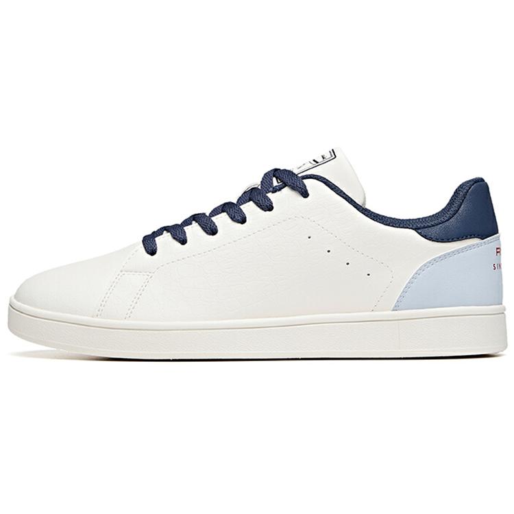 Anta Synthetic Leather Slip Resistant Abrasion Resistant Low top Skateboard Shoes Men s White Blue 912048016-7 44.5
Anta Synthetic Leather Slip Resistant Abrasion Resistant Low top Skateboard Shoes Men s White Blue 912048016-7 44.5