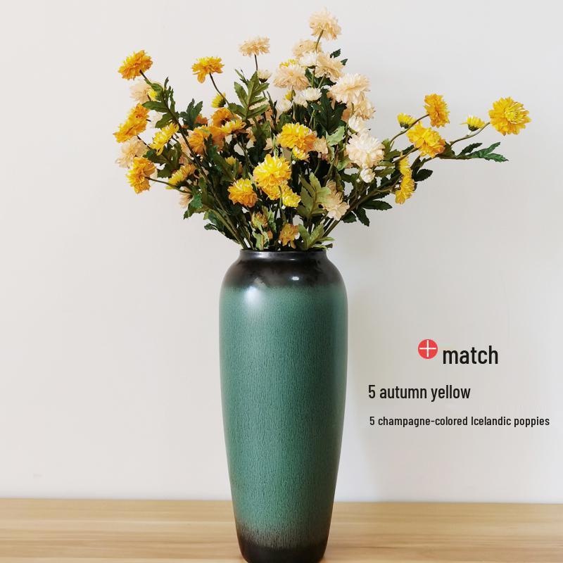 American Retro Ceramic Vase for Living Room Decoration - Light Luxury Floral Arrangement Ornament
American Retro Ceramic Vase for Living Room Decoration - Light Luxury Floral Arrangement Ornament