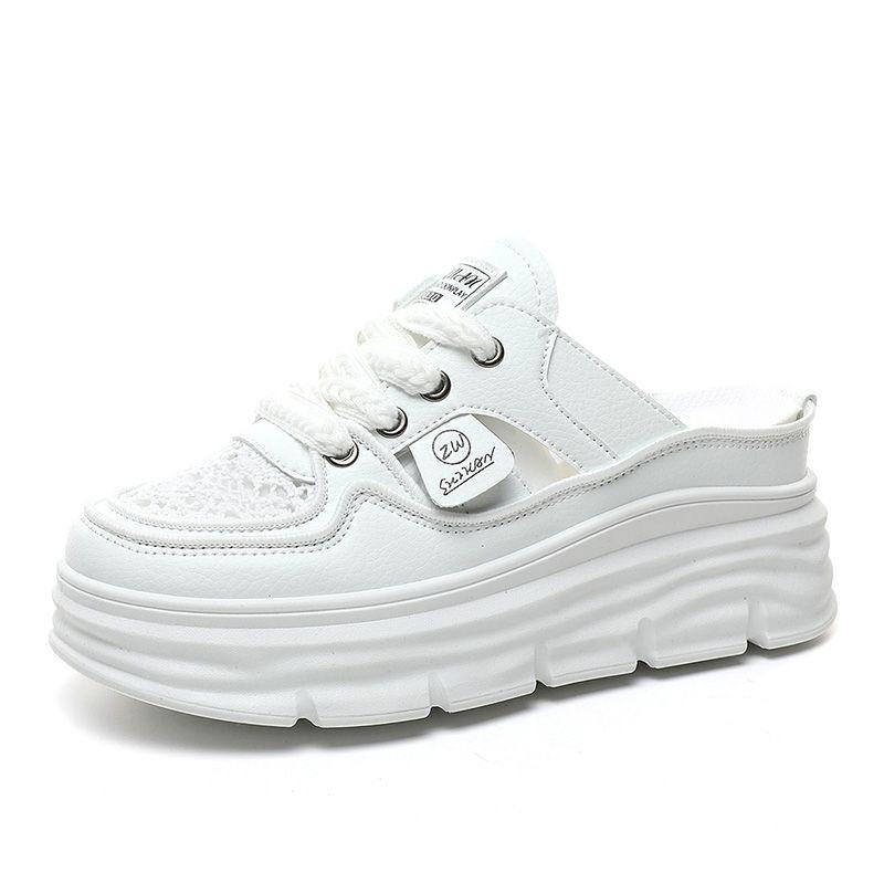 Thick-soled Waterproof Platform 7cm White Shoes Hollow Breathable Women s Shoes Summer Lazy Slippers 34 белый
Thick-soled Waterproof Platform 7cm White Shoes Hollow Breathable Women s Shoes Summer Lazy Slippers 34 белый