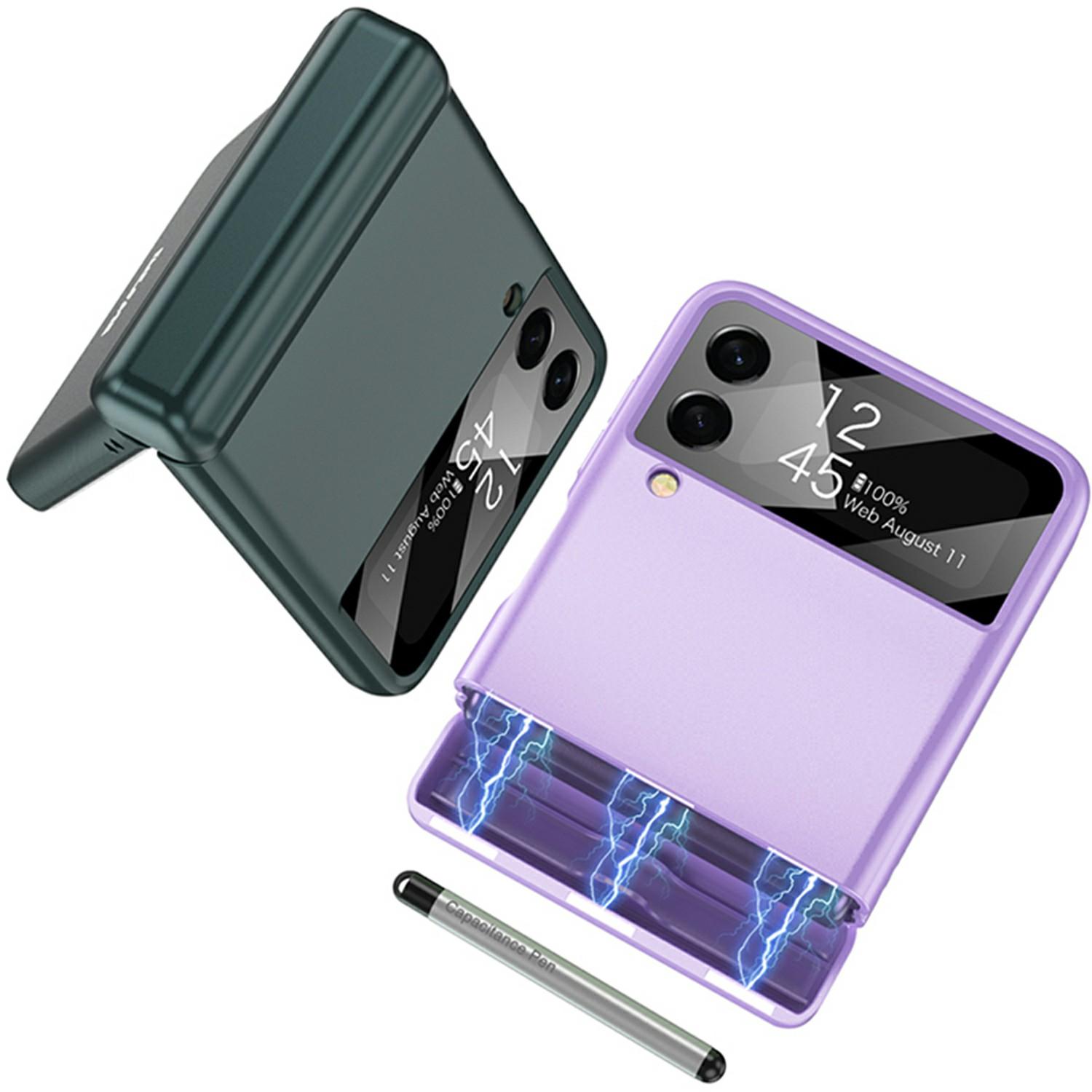 GKK 10803 For Samsung Galaxy Z Flip3 5G Case with Stylus Magnetic Hinge Phone Cover Built In Screen Film Pink
GKK 10803 For Samsung Galaxy Z Flip3 5G Case with Stylus Magnetic Hinge Phone Cover Built In Screen Film Pink