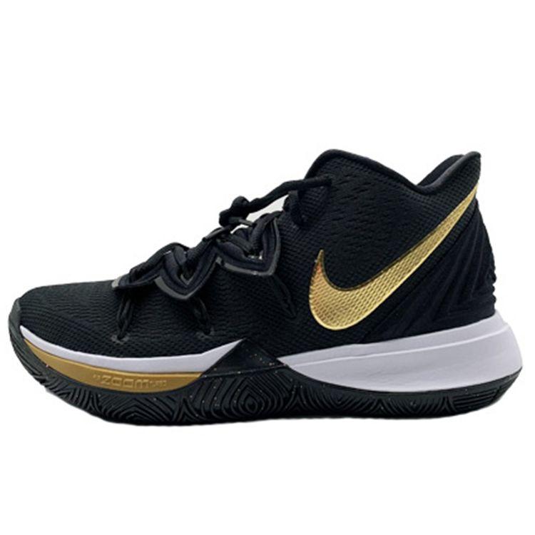 Nike Kyrie 5 EP Metallic Gold Мужские кроссовки Черный металлик-золото-белый AO2919-007
Nike Kyrie 5 EP Metallic Gold Мужские кроссовки Черный металлик-золото-белый AO2919-007