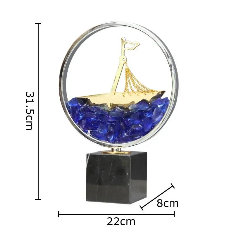 Lonely Boat and Crystal Sea Abstract Artwork Desk Decoration Ornaments Creative Golden Ship Sculpture Room Aesthetic Decor
Lonely Boat and Crystal Sea Abstract Artwork Desk Decoration Ornaments Creative Golden Ship Sculpture Room Aesthetic Decor