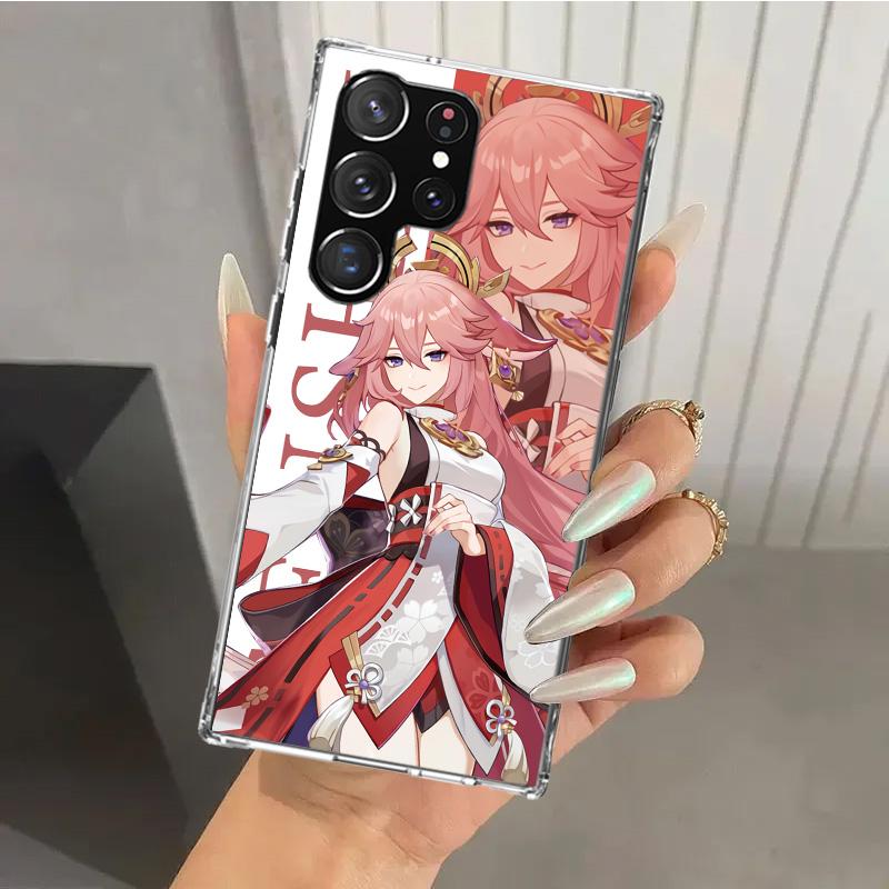 Genshin Impact Anime Phone Case for Samsung Galaxy S26 S24 S23 Ultra S25 Edge S22 S21 Plus S20 FE + Soft Print Shell Funda Galax Samsung S22
Genshin Impact Anime Phone Case for Samsung Galaxy S26 S24 S23 Ultra S25 Edge S22 S21 Plus S20 FE + Soft Print Shell Funda Galax Samsung S22
