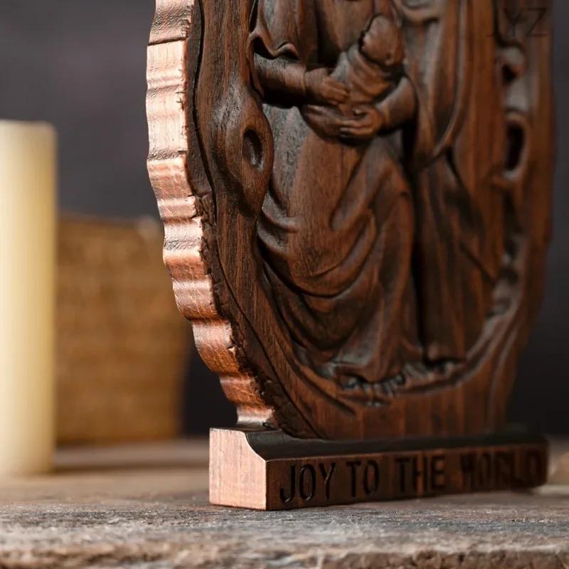 Church Nativity Natural Wooden Desktop Ornaments, Baby Jesus Holy Family Statue Home Decor 25cm
Church Nativity Natural Wooden Desktop Ornaments, Baby Jesus Holy Family Statue Home Decor 25cm