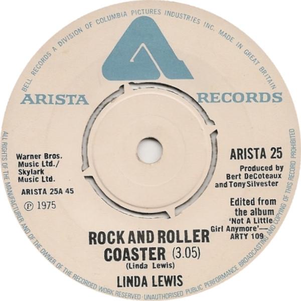 7inch Record LINDA LEWIS - Rock And Roller Coaster ARISTA25 Arista 1975 UK Soul/Funk Used
7inch Record LINDA LEWIS - Rock And Roller Coaster ARISTA25 Arista 1975 UK Soul/Funk Used
