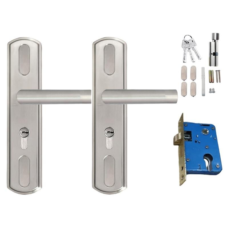 Stainless Steel Door Lock Thickened Entry Door Handle with Lock and Key Waterproof and AntiRust Door Handle Lock
Stainless Steel Door Lock Thickened Entry Door Handle with Lock and Key Waterproof and AntiRust Door Handle Lock