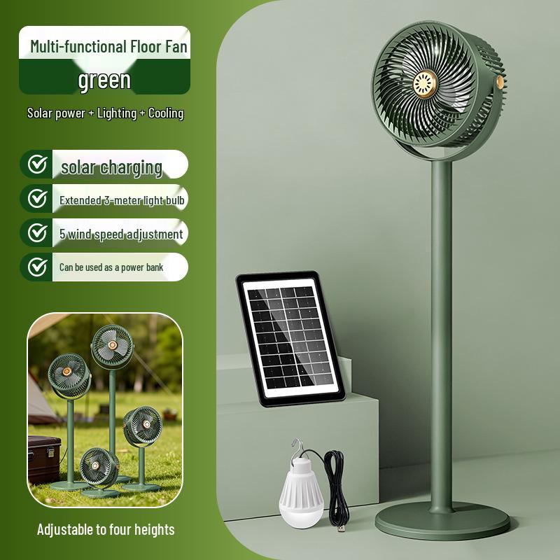 Retractable Multi-Functional Solar Floor Fan: Portable High-Power Outdoor Desk & Camping Air Circulator 23.5*15.8*29.8 CM
Retractable Multi-Functional Solar Floor Fan: Portable High-Power Outdoor Desk & Camping Air Circulator 23.5*15.8*29.8 CM