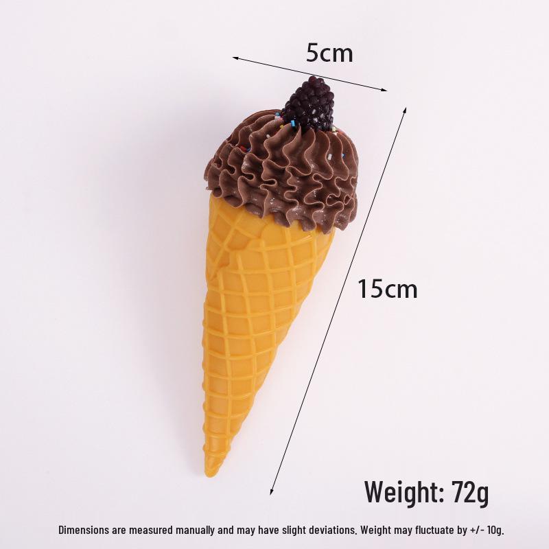 Wavy Ice Cream Cone Model - Fake Dessert Shop Decoration Prop, DIY Handmade Toy.
Wavy Ice Cream Cone Model - Fake Dessert Shop Decoration Prop, DIY Handmade Toy.