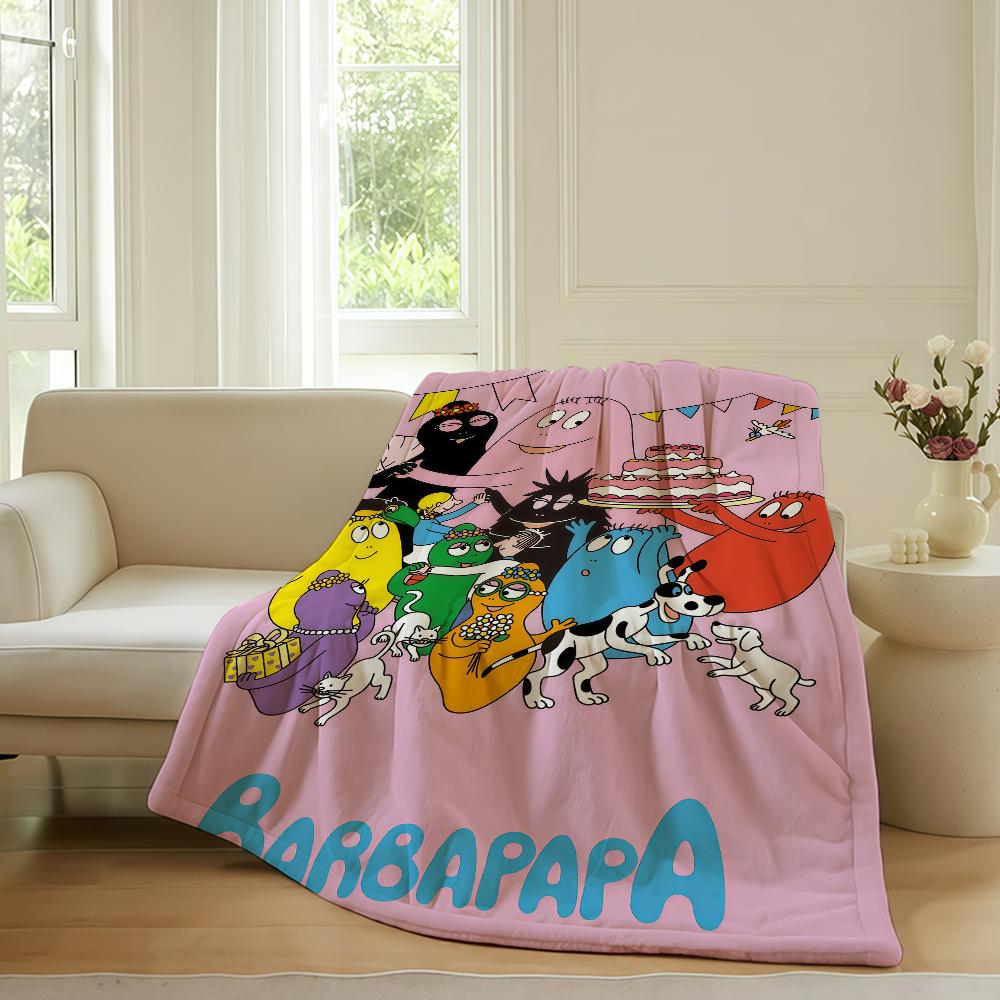 Cartoon cute Barbapapa Blanket For Sofa Office Bed Plane Travel Sleep Read Relax Camping Soft And Warm 75x90cm
Cartoon cute Barbapapa Blanket For Sofa Office Bed Plane Travel Sleep Read Relax Camping Soft And Warm 75x90cm