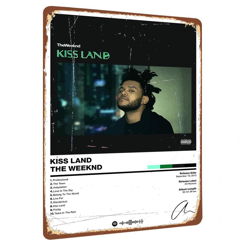 The Weeknd Kiss Land Album Cover Custom Metal Wall Art Music Decor for Fans 20x30cm(7.8x11.8inch)
The Weeknd Kiss Land Album Cover Custom Metal Wall Art Music Decor for Fans 20x30cm(7.8x11.8inch)