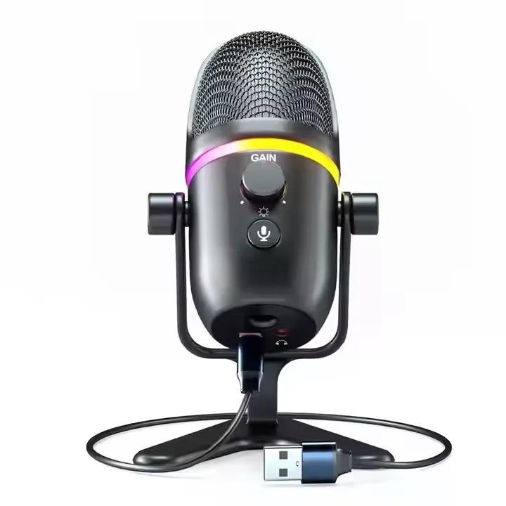 Professional RGB USB Microphone Kit with Boom Arm, Mute Button & Gain Control for Gaming, Streaming, PC, PS5, Mac, Android чорний
Professional RGB USB Microphone Kit with Boom Arm, Mute Button & Gain Control for Gaming, Streaming, PC, PS5, Mac, Android чорний