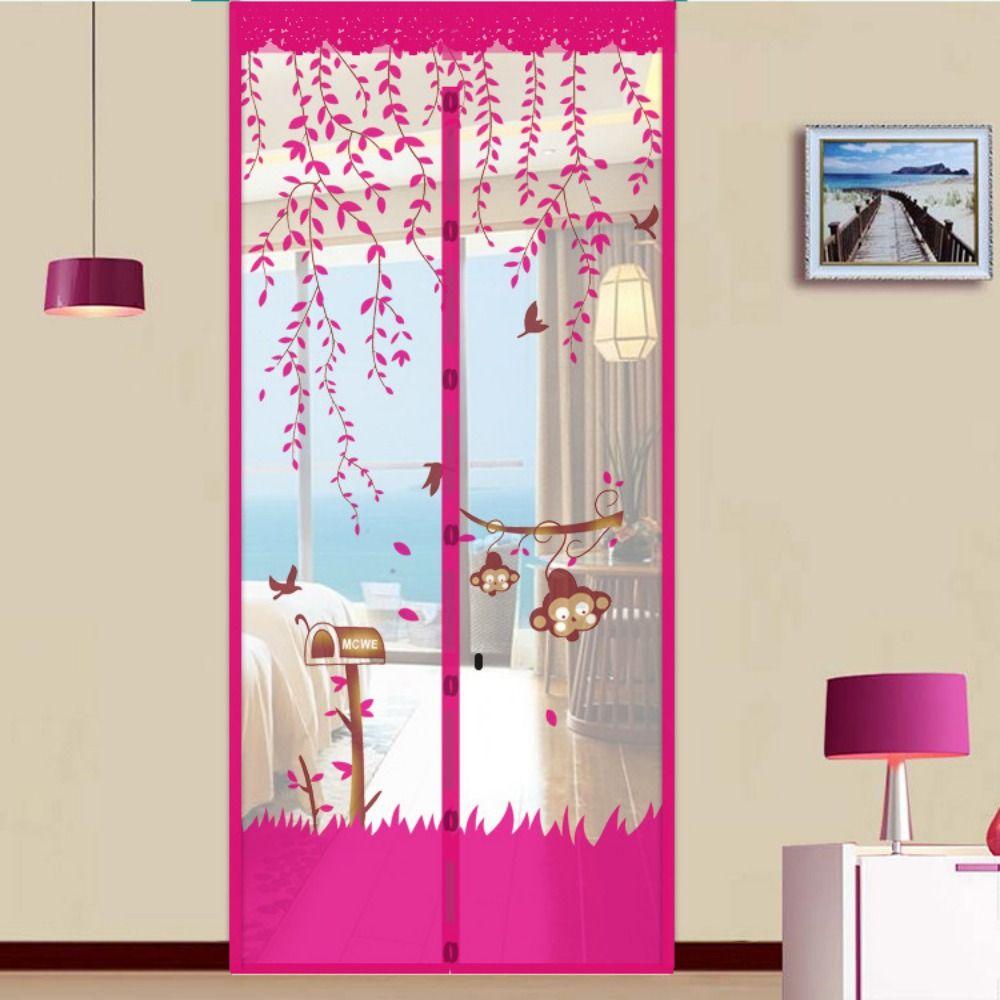 Cartoon Magnetic Door Screen Automatic Closing Mosquito Net Screen Curtain Summer 100x210cm-pink monkey
Cartoon Magnetic Door Screen Automatic Closing Mosquito Net Screen Curtain Summer 100x210cm-pink monkey
