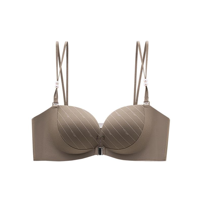 Pure desire front buckle, deep beauty back, seamless gathering support, secondary breasts, small chest foundation, no steel ring bra Xl (recommended 55-65kg кавовий
Pure desire front buckle, deep beauty back, seamless gathering support, secondary breasts, small chest foundation, no steel ring bra Xl (recommended 55-65kg кавовий