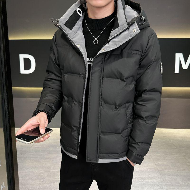 Men s Winter Down Jacket: Thick, Fashionable, Hooded, Short, Slim Fit, Warm Anti-cold Outerwear M for 90-105 jin
Men s Winter Down Jacket: Thick, Fashionable, Hooded, Short, Slim Fit, Warm Anti-cold Outerwear M for 90-105 jin