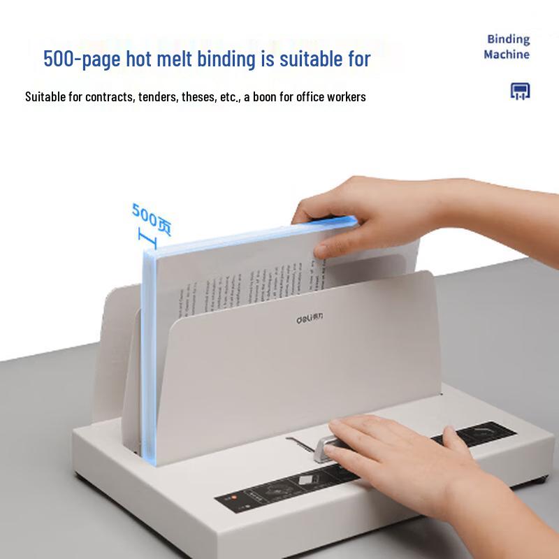 Deli Document & Financial Binding Machine CN plug (adapter included)
Deli Document & Financial Binding Machine CN plug (adapter included)