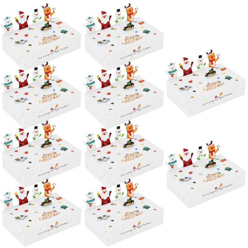 5/10 шт. Мультяшная рождественская подарочная коробка для конфет из крафт-бумаги, коробка для упаковки печенья, декор для рождественской вечеринки 2025, Рождество, Навидад, Новый год 2025 5Pcs белый
5/10 шт. Мультяшная рождественская подарочная коробка для конфет из крафт-бумаги, коробка для упаковки печенья, декор для рождественской вечеринки 2025, Рождество, Навидад, Новый год 2025 5Pcs белый