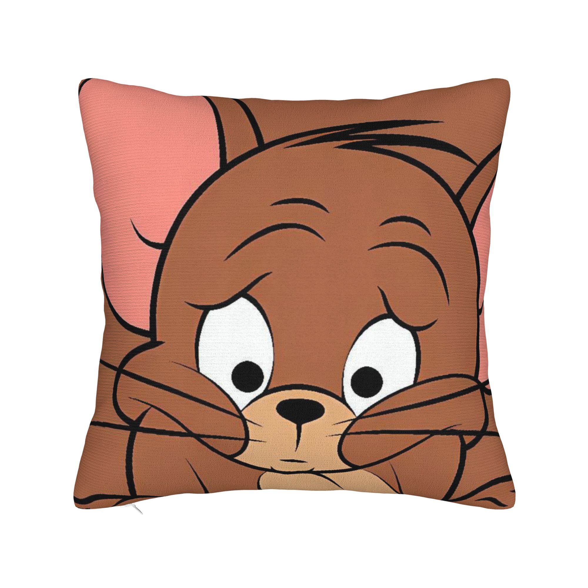 Good Friends Pillow Cover Jerrys and Toms Soft Cushion Cover Cute Funny Pillow Case For Living Room Chair 12x12Inch
Good Friends Pillow Cover Jerrys and Toms Soft Cushion Cover Cute Funny Pillow Case For Living Room Chair 12x12Inch