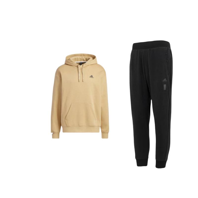Adidas Logo Kangaroo Pocket Long Sleeve Elastic Waist Cuffed Pants Casual Sports Suit Men suits IA8187+IB2712 S
Adidas Logo Kangaroo Pocket Long Sleeve Elastic Waist Cuffed Pants Casual Sports Suit Men suits IA8187+IB2712 S