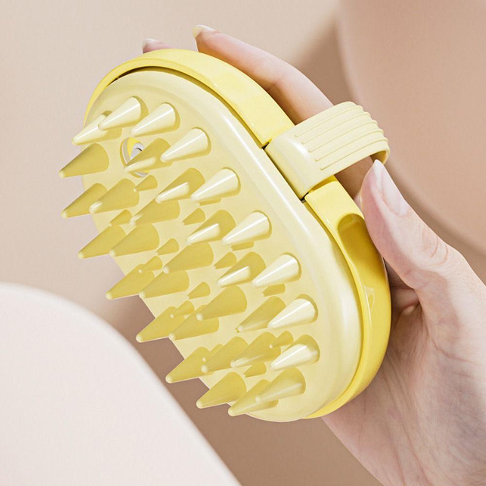 Stain Removal Silicone Shampoo Brush Comfortable Bath Scalp Massage Brush Exfoliating жовтий
Stain Removal Silicone Shampoo Brush Comfortable Bath Scalp Massage Brush Exfoliating жовтий