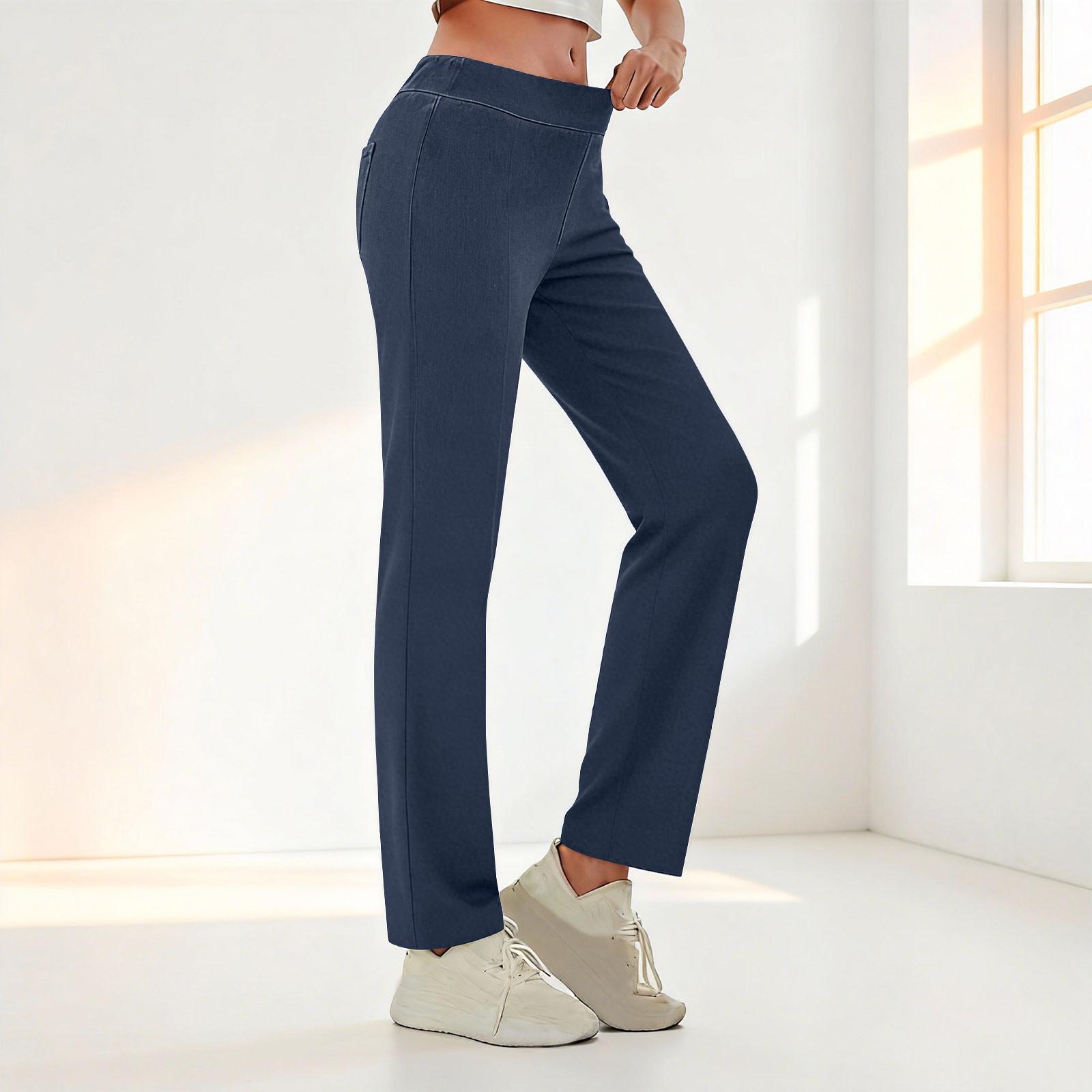 Women s Fashionable Color Elastic Waist High Waist Pocket Casual Sports Pants XL
Women s Fashionable Color Elastic Waist High Waist Pocket Casual Sports Pants XL