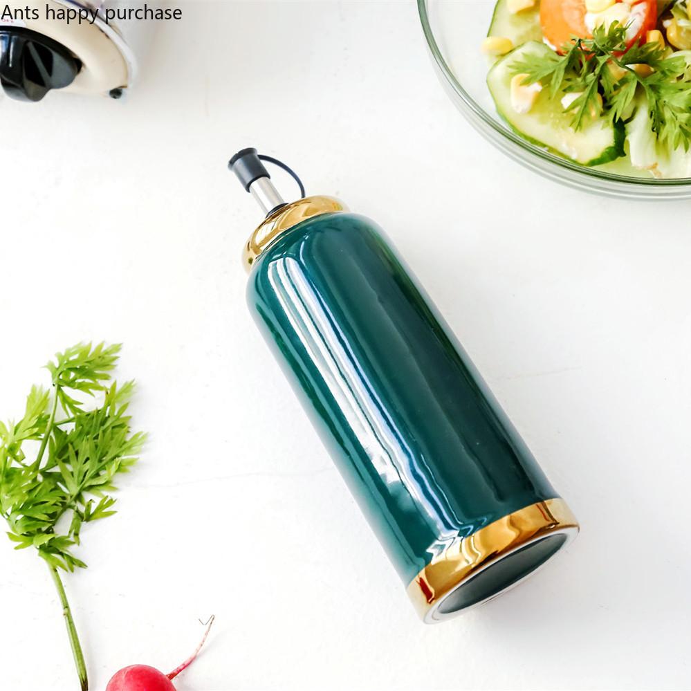 Nordic Green Ceramics Oil Tank Kitchen Supplies Castor Soy Sauce Pot Vinegar Pot Condiment Bottles Kitchen Jars Home Storage
Nordic Green Ceramics Oil Tank Kitchen Supplies Castor Soy Sauce Pot Vinegar Pot Condiment Bottles Kitchen Jars Home Storage