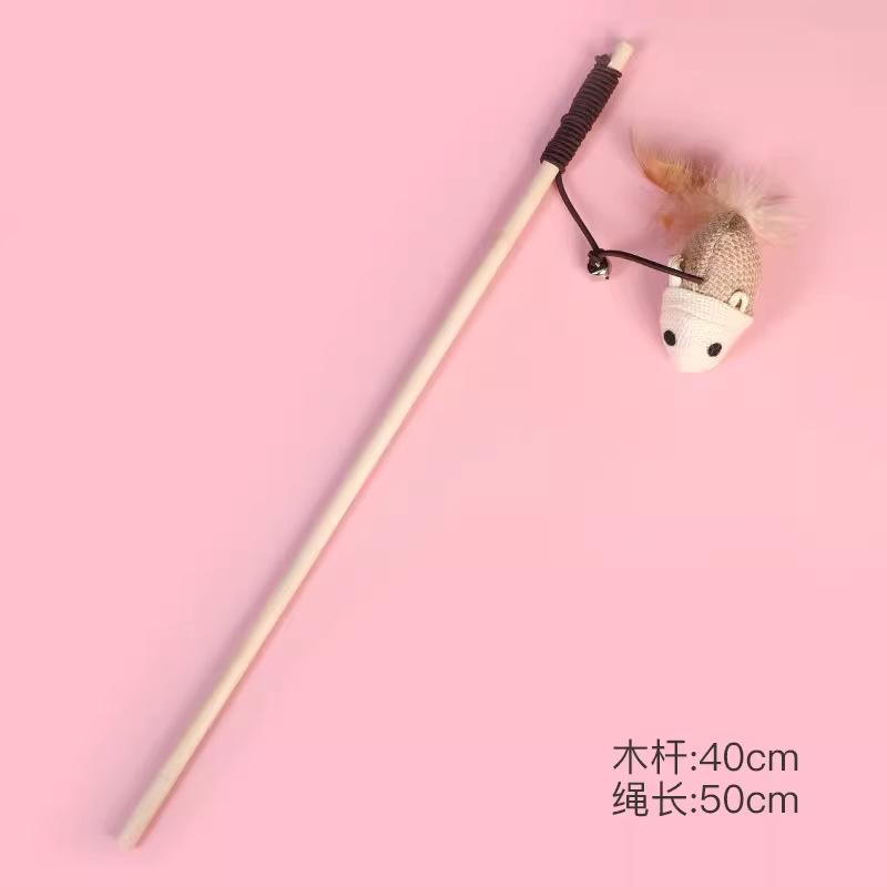 Interactive Cat Teaser Wand with Mouse & Ball Attachments, Durable Linen Toys for Indoor Cats to Relieve Boredom and Exercise
Interactive Cat Teaser Wand with Mouse & Ball Attachments, Durable Linen Toys for Indoor Cats to Relieve Boredom and Exercise