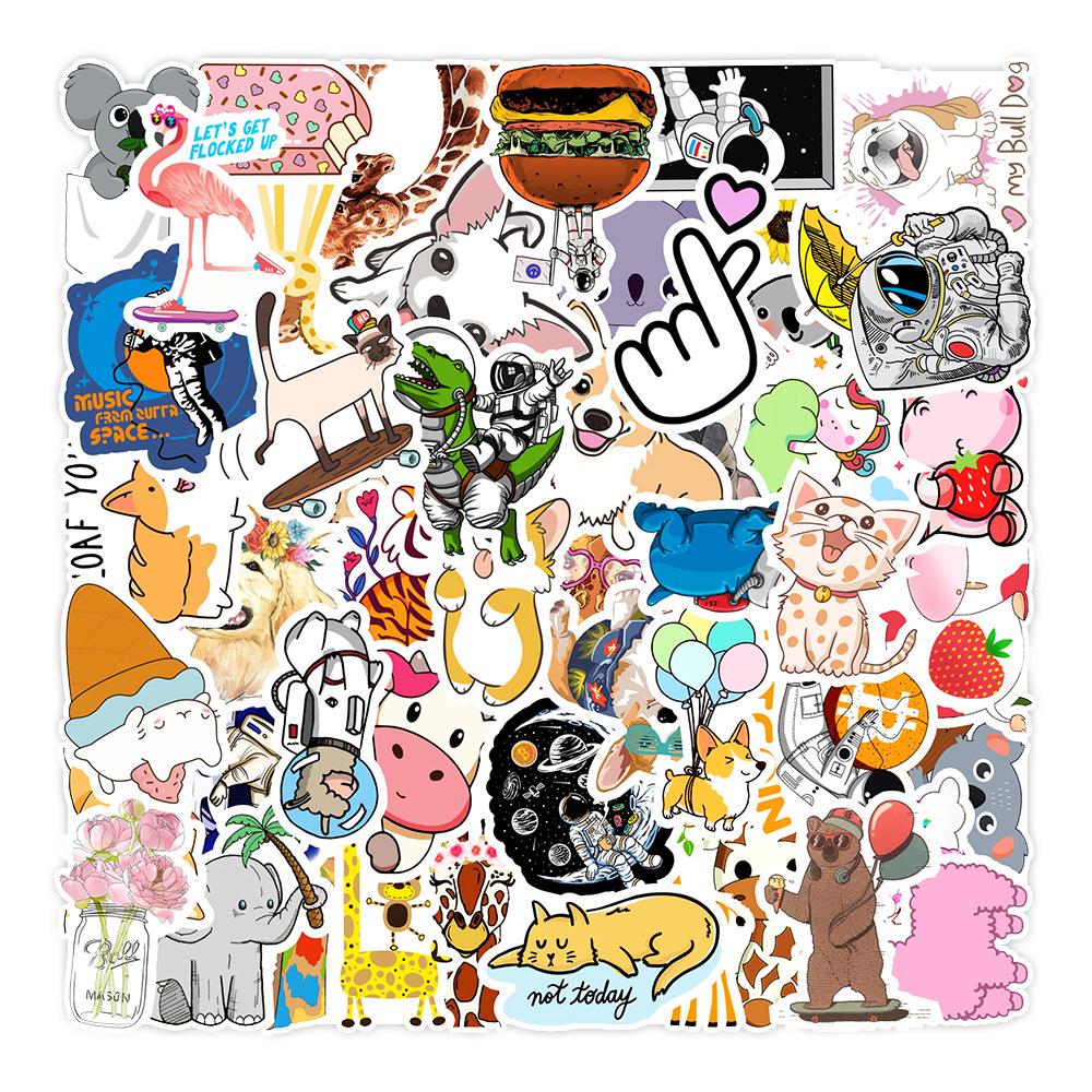 50 Cute Cartoon Mini Stickers for Suitcases, Water Bottles, Notebooks, and Graffiti Decor
50 Cute Cartoon Mini Stickers for Suitcases, Water Bottles, Notebooks, and Graffiti Decor