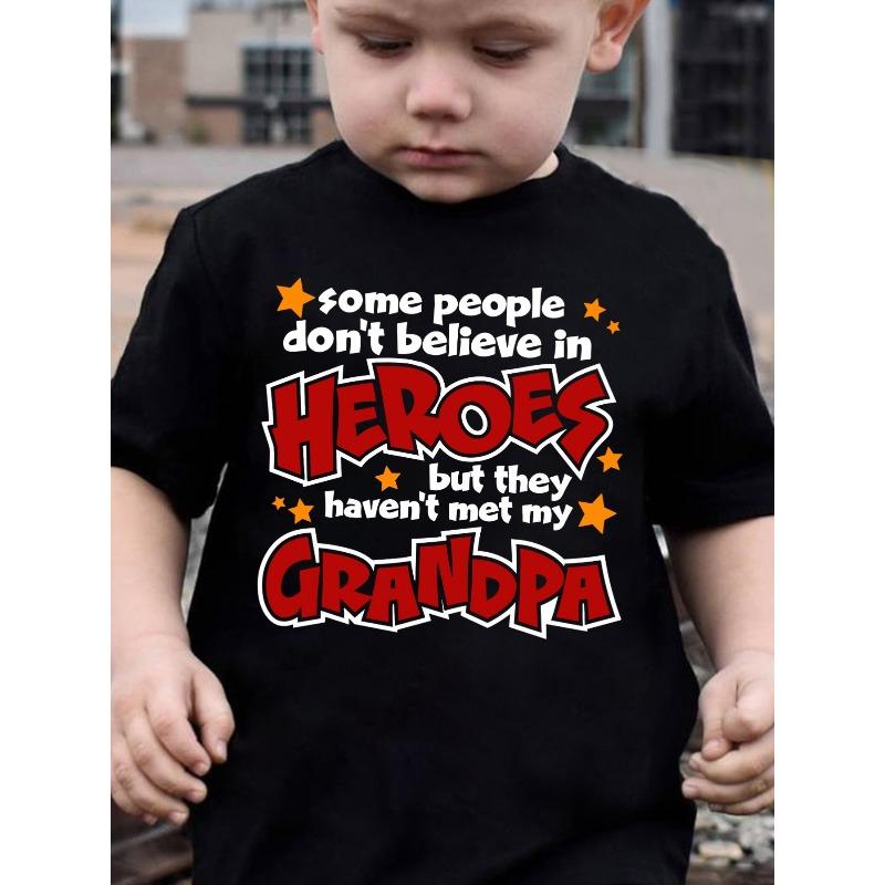 European sizes Summer Fashion Boys Short Sleeve T-Shirt Some People Don t Believe In Heroes Letter Print Casual Top 98cm чёрный
European sizes Summer Fashion Boys Short Sleeve T-Shirt Some People Don t Believe In Heroes Letter Print Casual Top 98cm чёрный