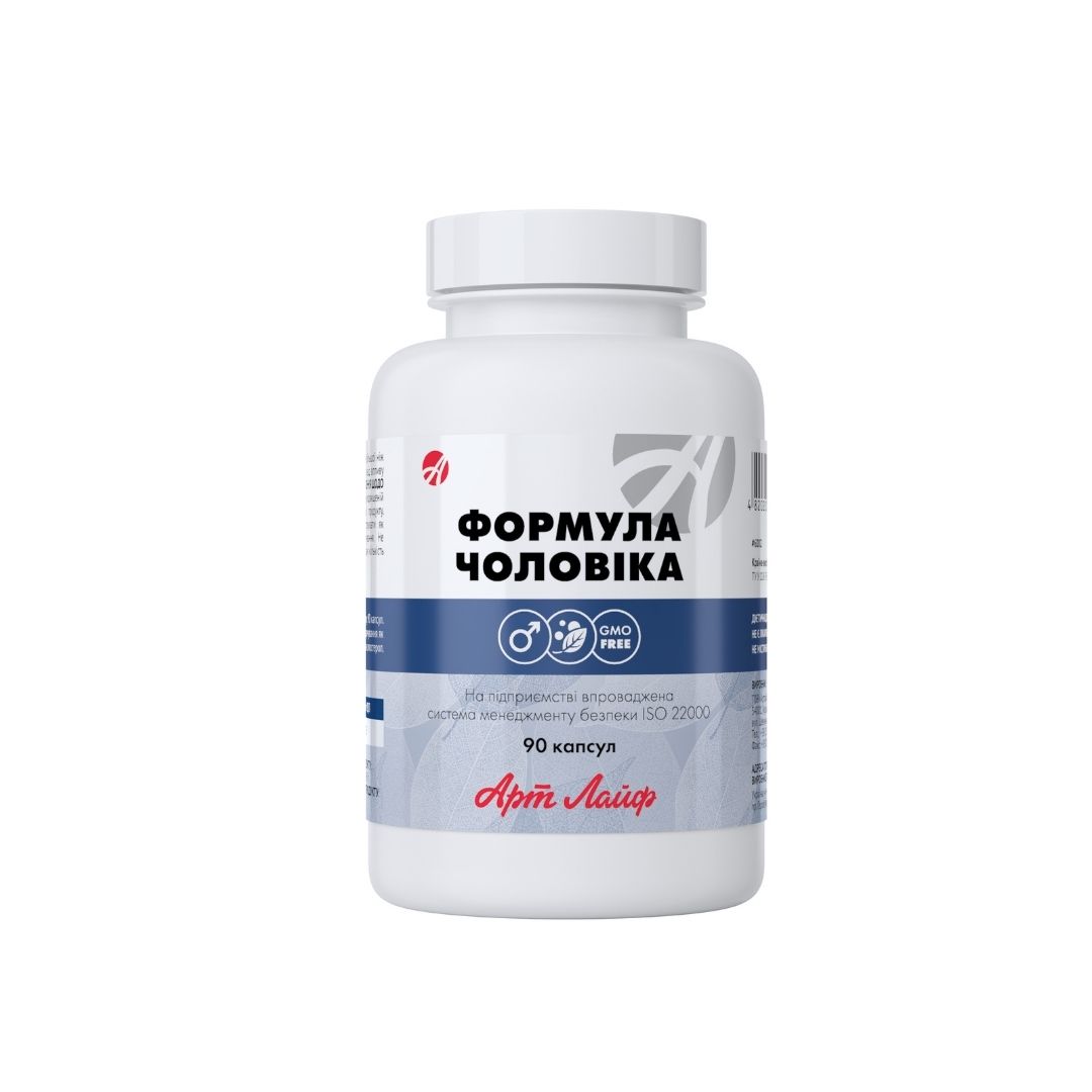 Капсули Формула чоловіка Артлайф для чоловічого здоров я 90capsules
Капсули Формула чоловіка Артлайф для чоловічого здоров я 90capsules