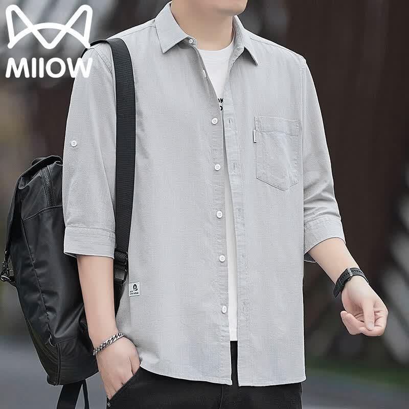 Miiow Men s Short-Sleeve Cotton Lapel Casual Shirt 3XL
Miiow Men s Short-Sleeve Cotton Lapel Casual Shirt 3XL