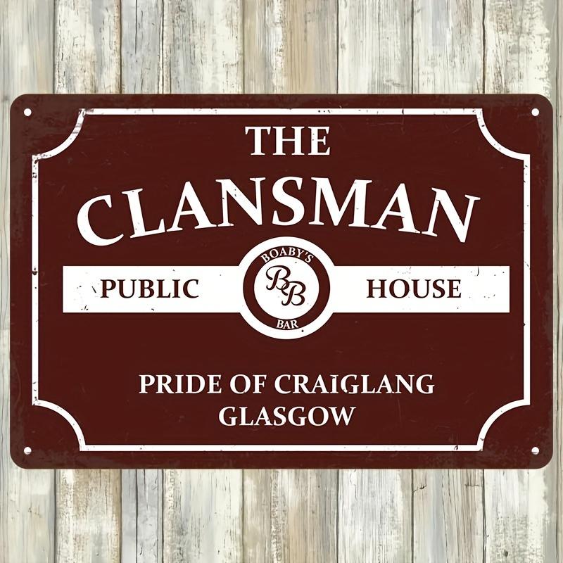 Metal Sign The Clansman Gathering Place Red White Wall Decor with English Text for Man Cave Kitchen or Bedroom Decor 20x30cm(7.8x11.8inch)
Metal Sign The Clansman Gathering Place Red White Wall Decor with English Text for Man Cave Kitchen or Bedroom Decor 20x30cm(7.8x11.8inch)