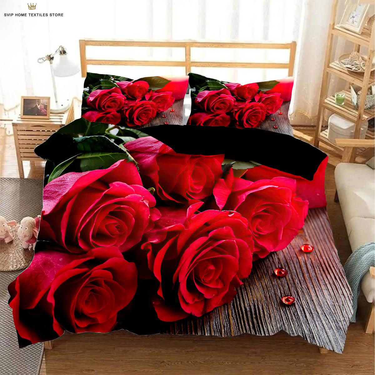 Valentine s Day Retro Red Rose Heart Print Comfortable Quilt Cover Beding Set Textile Comfortable Quilt Cover Pilowcase Machine Washable 3 Pieces 135*200cm Eu-Single
Valentine s Day Retro Red Rose Heart Print Comfortable Quilt Cover Beding Set Textile Comfortable Quilt Cover Pilowcase Machine Washable 3 Pieces 135*200cm Eu-Single