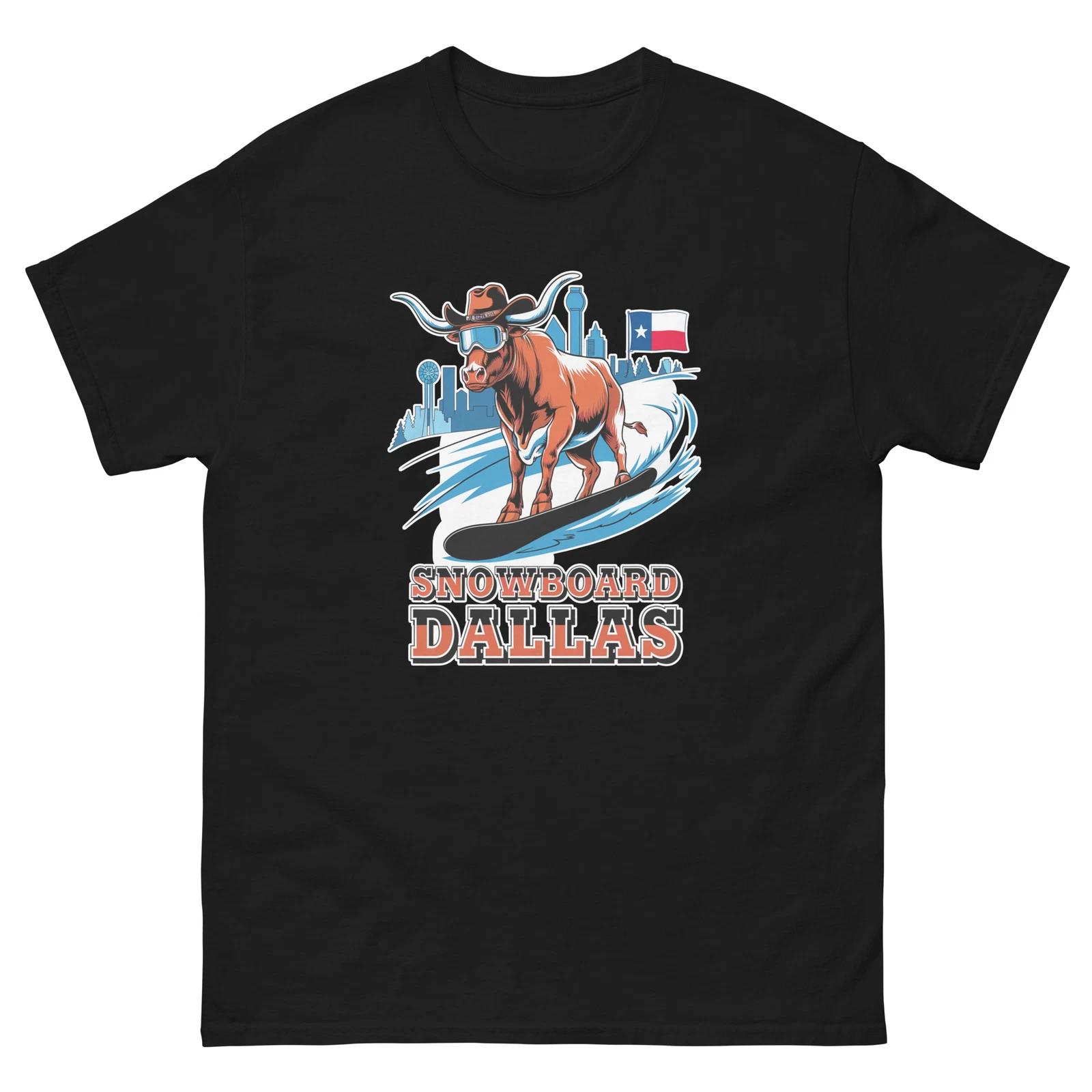 Snowboard Dallas Longhorn Steer USA Snowboarding Animal T-Shirt M
Snowboard Dallas Longhorn Steer USA Snowboarding Animal T-Shirt M