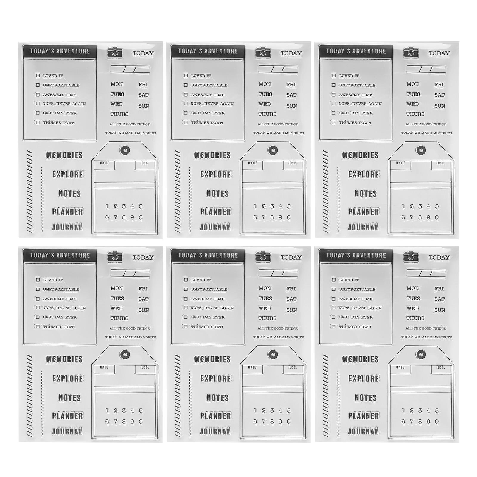 6PCS Clear Stamp Decorative Stamps for Card Making DIY Scrapbooking Album Paper Crafts T1993
6PCS Clear Stamp Decorative Stamps for Card Making DIY Scrapbooking Album Paper Crafts T1993