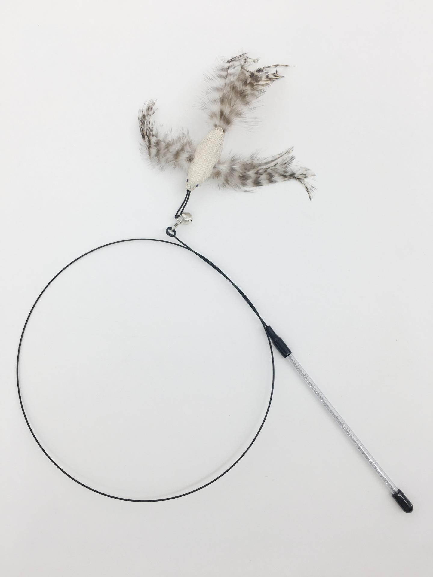 Wire Feather Cat Tickling Stick Pet Products for Cats Pet Cat Toys Interactive Cat Stick Toy Kitten Playing Pet Accessories
Wire Feather Cat Tickling Stick Pet Products for Cats Pet Cat Toys Interactive Cat Stick Toy Kitten Playing Pet Accessories