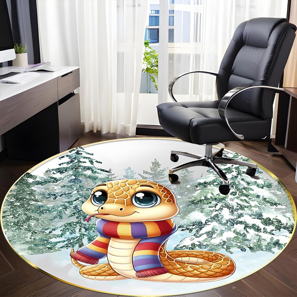 1pc Winter Snake Chair Carpet for Office Machine Washable Rug for Office, Good Gift for Family or Friends yy251225188 80cm by 80cm
1pc Winter Snake Chair Carpet for Office Machine Washable Rug for Office, Good Gift for Family or Friends yy251225188 80cm by 80cm