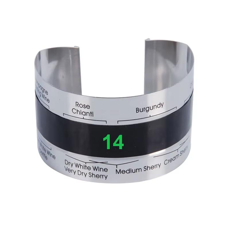LCD Display Stainless Steel Bottle Wine Thermometer Wine Collar Thermometer Bar Beverage Tool Bottle Snap Thermometer
LCD Display Stainless Steel Bottle Wine Thermometer Wine Collar Thermometer Bar Beverage Tool Bottle Snap Thermometer