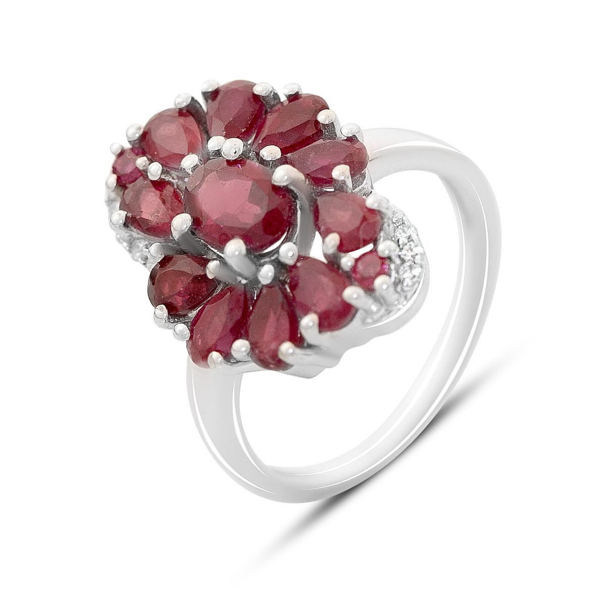 Срібна каблучка з натуральним рубіном 5.075ct, фіанітами, вага виробу 4,91 гр (2165194) 17 rubine червоний колір
Срібна каблучка з натуральним рубіном 5.075ct, фіанітами, вага виробу 4,91 гр (2165194) 17 rubine червоний колір