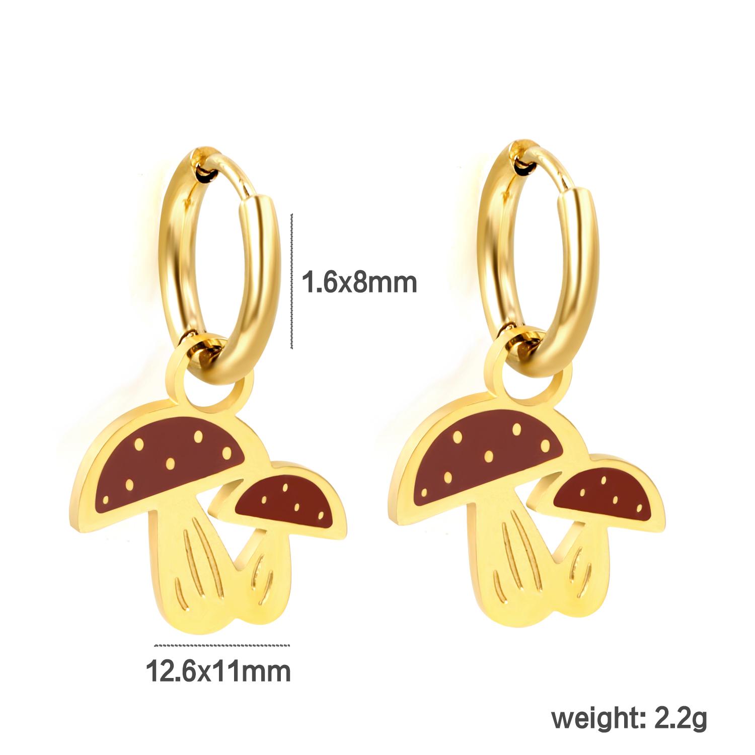 Niche Circle with Lightning Bolt Cross Heart Drop Earrings Stainless Steel Jewelry Earrings for Girls Personality Fashion
Niche Circle with Lightning Bolt Cross Heart Drop Earrings Stainless Steel Jewelry Earrings for Girls Personality Fashion