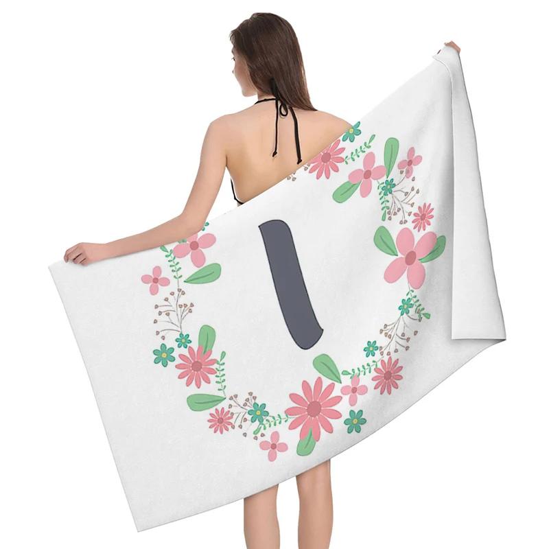 1pc Flower wreath letter pattern Pattern Beach Towel,Ultra-Fine Fiber Beach Blanket,Highly Absorbent Bath Towel,Suitable W30*H60(CM)
1pc Flower wreath letter pattern Pattern Beach Towel,Ultra-Fine Fiber Beach Blanket,Highly Absorbent Bath Towel,Suitable W30*H60(CM)