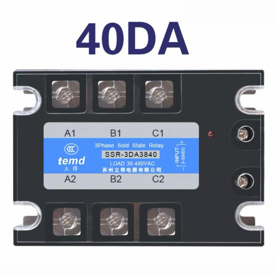 Твердотільне реле DC-AC 3-фазне 3-SSR 10A-200A KSSR 3~32VDC-24~480VAC Керування 40AA 40DA KSSR Епоксидний захист
Твердотільне реле DC-AC 3-фазне 3-SSR 10A-200A KSSR 3~32VDC-24~480VAC Керування 40AA 40DA KSSR Епоксидний захист