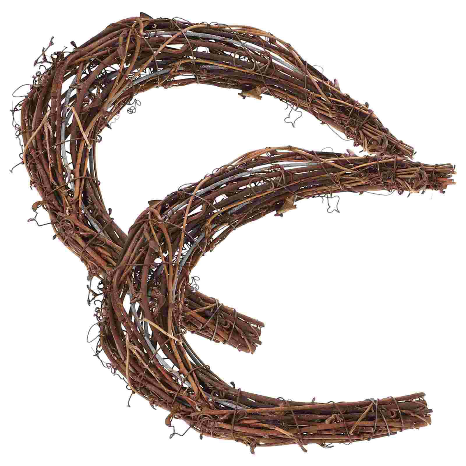 2 Pcs Rattan Garland DIY Wreath Material Halloween Decorations Floral Ring Metallic Line Flower Arrangement
2 Pcs Rattan Garland DIY Wreath Material Halloween Decorations Floral Ring Metallic Line Flower Arrangement